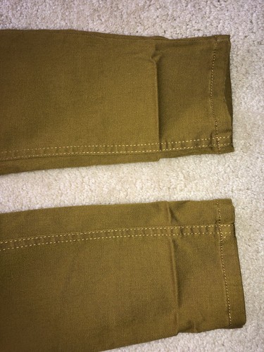 Pull&Bear PULL and BEAR JEANS Mex 26 Euro 36 27x31 Chartreuse Basic Denim RARE - Picture 9 of 17