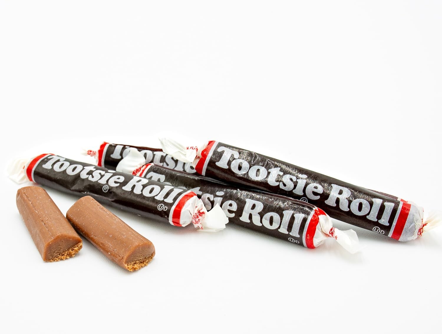 Tootsie Roll Original Chocolate Chews - 3" Long Bulk Treat Size Candy (2 Pounds)