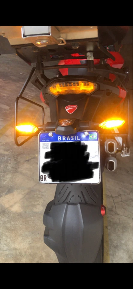 LED Turn Signal Light Indicator Lamp For DUCATI Hypermotard 796 820 939 950 1100 - Image 3 of 4