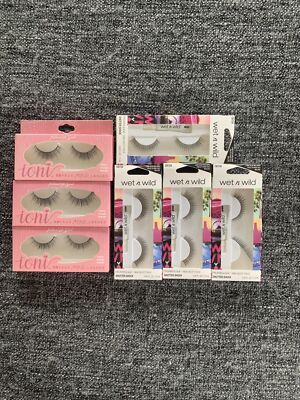 New!! Ioni Mink Lashes And Wet N Wild Eyelashes And Glue 