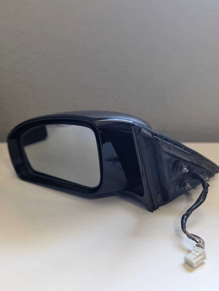 Espejo retrovisor eléctrico para puerta lateral izquierda Infiniti M45 M35 2006-2008 gris oscuro plateado Foto 3 de 4