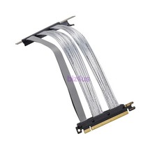 PCIE 4.0 Extension Cable 16x Shielded High Speed GPU Riser Cable 90 Degree 30CM