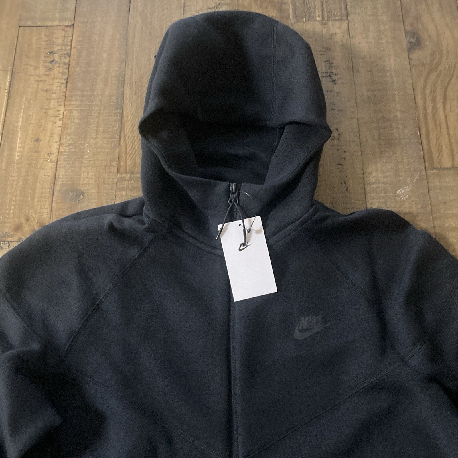SACAI X NIKE Nike Sportswear Tech Fleece Windrunner Felpa con Cappuccio Giacca FB7921 010 Nero Taglia M.