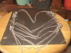 Chain Necklace Continuous 30 Inch Cluster Silver Bead Station Multi