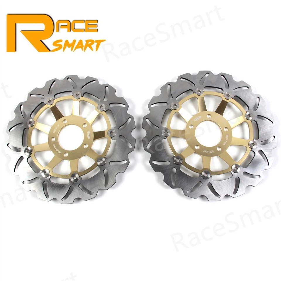 Rotores de disco de freno delanteros traseros para Suzuki GSXR750 1989 - 1995 GSXR1100 1989 - 2000 Foto 4 de 4