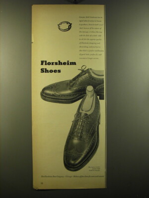 1950 Florsheim Advertisement - The Viking S-1317 Shoes | eBay