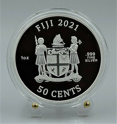 2021 Fiji Colorized Street Fighter II Vega Silver Coin (BU)