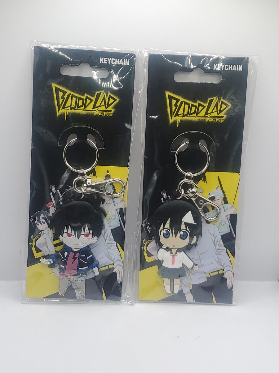 Blood Lad Staz Charlie & Fuyumi Yanagi PVC Keychain Set Of 2 Anime