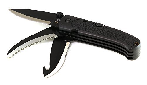 Multi-tool Multi-Blade Pocket Folding Survival Knife Tool Set W/ Carrying Pouch