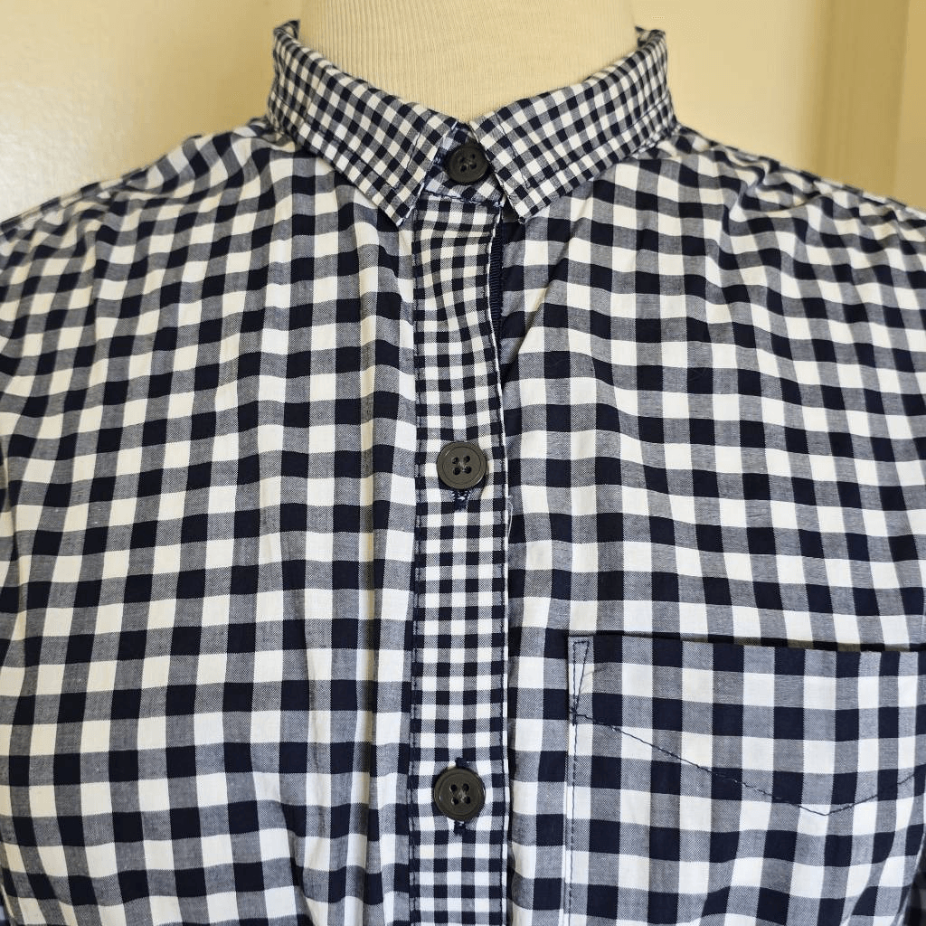 Robe Fille Gap - Sarah Jessica Parker - Taille S - Vichy Navy - Occasion Très Bon État