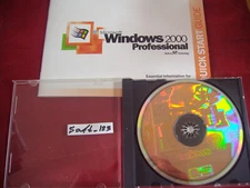 MICROSOFT WINDOWS 2000 PROFESSIONAL CD WITH SP4 FULL OPERATING SYSTEM MS WIN PRO