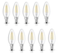 10X Neolux Led Filament Kerze 2W = 25W E14 Warmweiß 250 Lm Eek: F (Spektrum A-G)