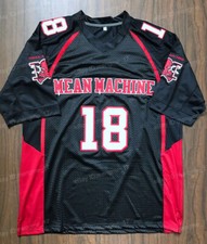 Movie Mean Machine Crewe 18 Football Jersey Sewn Longest Yard Black