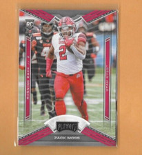 2020 Panini Chronicles Draft Picks Playoff Zack Moss RC, Utah University Utes #8