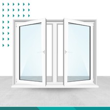 Drutex IGLO 5 Classic Fenster 2 Flügel Dreh-Kipp Pfosten weiß | 2-fach/3-fach