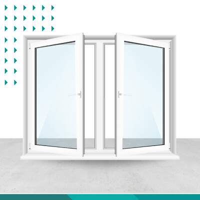 Drutex IGLO 5 Classic Fenster 2 Flügel Dreh-Kipp Pfosten weiß | 2-fach/3-fach