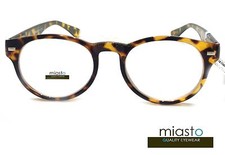  LOT OF 2 MIASTO RETRO ROUND PREPPY READER READING GLASSES SEPCS 3.00 TORTOISE