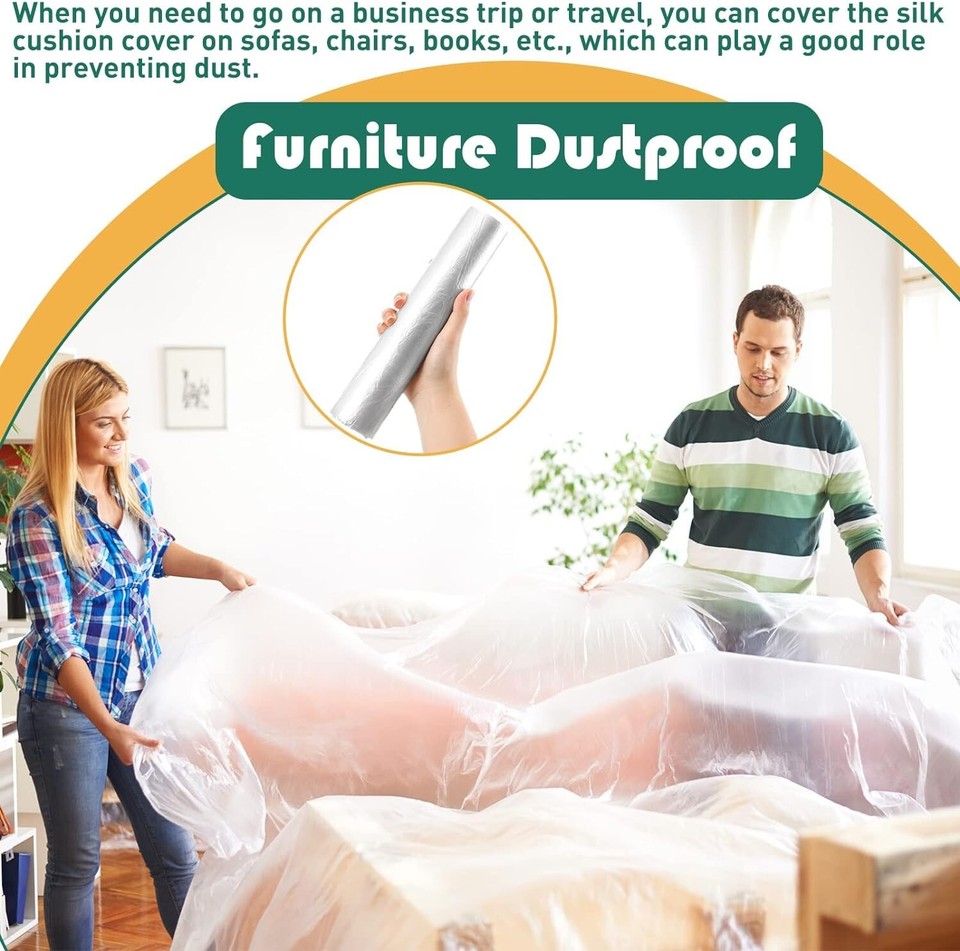 Cushion Wrap Silk Film Upholstery Packing Wrap 79 Inch X 22 Yards