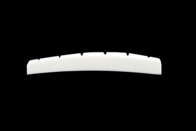 NEW - Bulk Pack! Slotted Bone Nuts (15) For Fender, Curved Bottom, 7-1/4'' Radius
