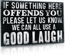 Funny Man Cave Bar Sarcastic Bathroom Tin Metal Signs Home D cor 8x12