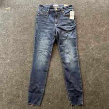 KUT from the Kloth Connie High Rise Fab Skinny Raw Hem Jeans, size 2, Smash