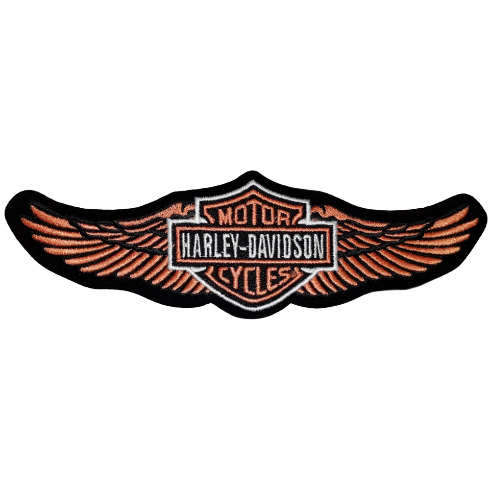 HARLEY-DAVIDSON Harley Davidson Patch Straight Wing MD Emblem Aufnäher Badge Kutte