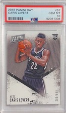 CARIS LEVERT 2016 PANINI DAY ROOKIE RC #D 200/699 PSA 10 GEM MINT POP 2
