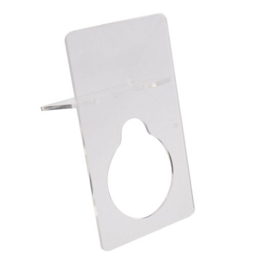 Modèle D'oreille En Silicone Pour Piercing - Paire Avec Supports Acrylique - Taille 6,5x6,3 Cm - Pour Pratique Et Présentation Bijoux