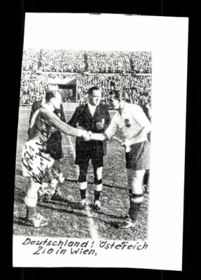 Alfred Preissler DFB Nationalspieler Original Signiert + A 236468