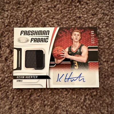 2018-19 Topps Certified Freshman Fabric Auto #d 122/149 Kevin Huerter #FFS-KH