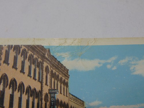 POSTAL DE COLECCIÓN SIN USAR CENTRAL AVENUE CIUDAD DE NEBRASKA ESCENA CALLEJERA DE NEBRASKA - Imagen 4 de 4