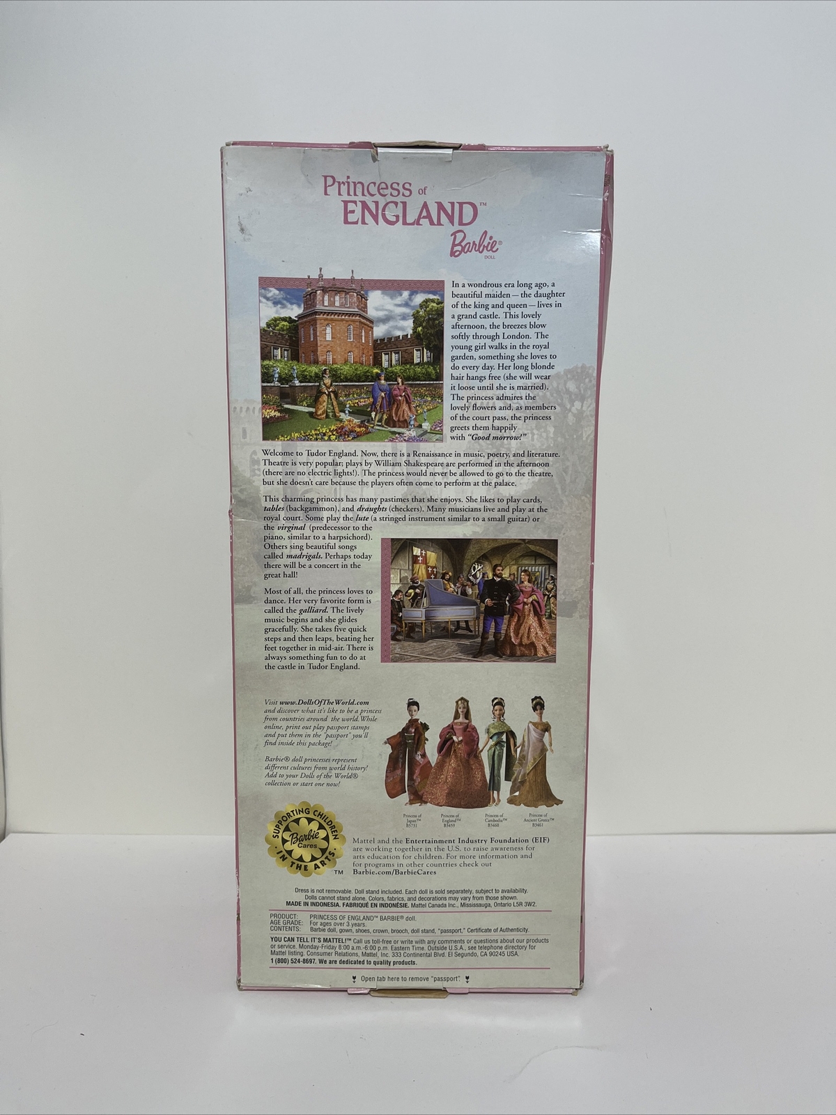 DOTW - Princess of England - Collector Edition - 2003 - NRFB - Regally Blonde!