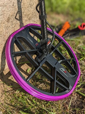 Minelab Manticore 11'' Coil Bumper-Completely Contoured Rubber Guard. ~ Purple ~