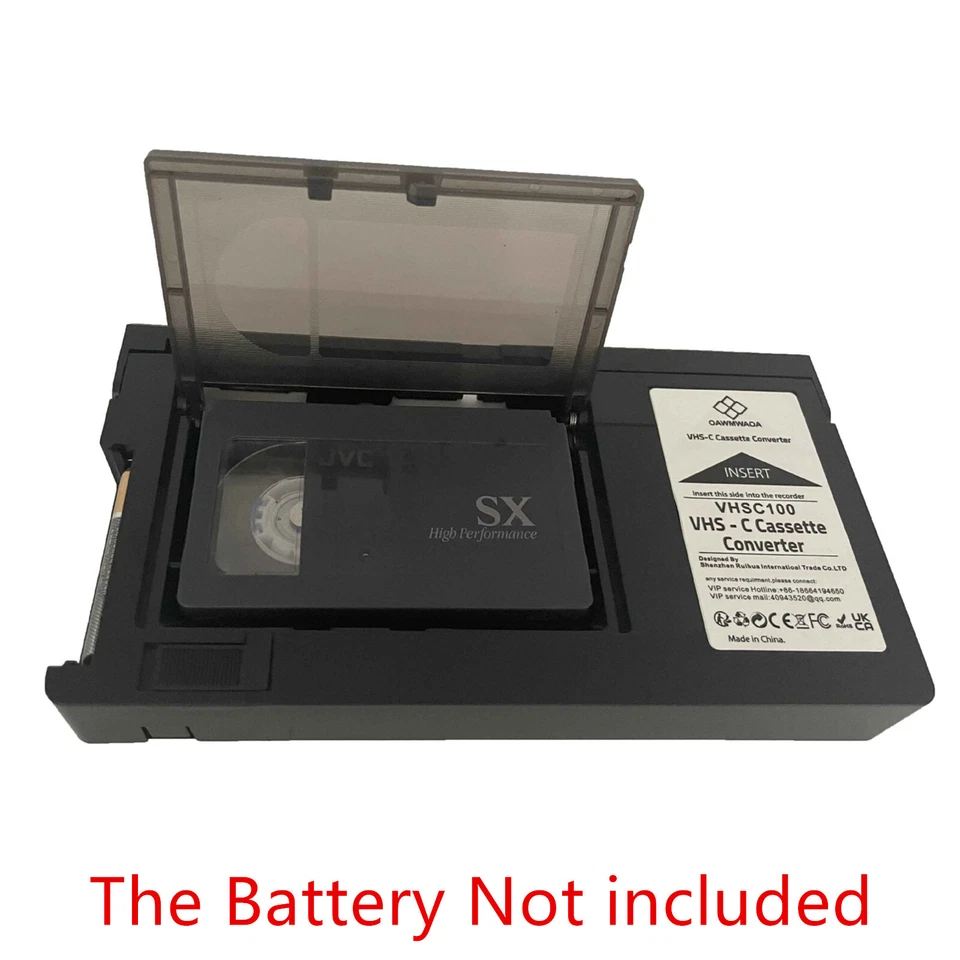 1 * Cassette Adapter For VHS VCR to play back VHS-C For SVHS-C tapes - Image 3 of 4