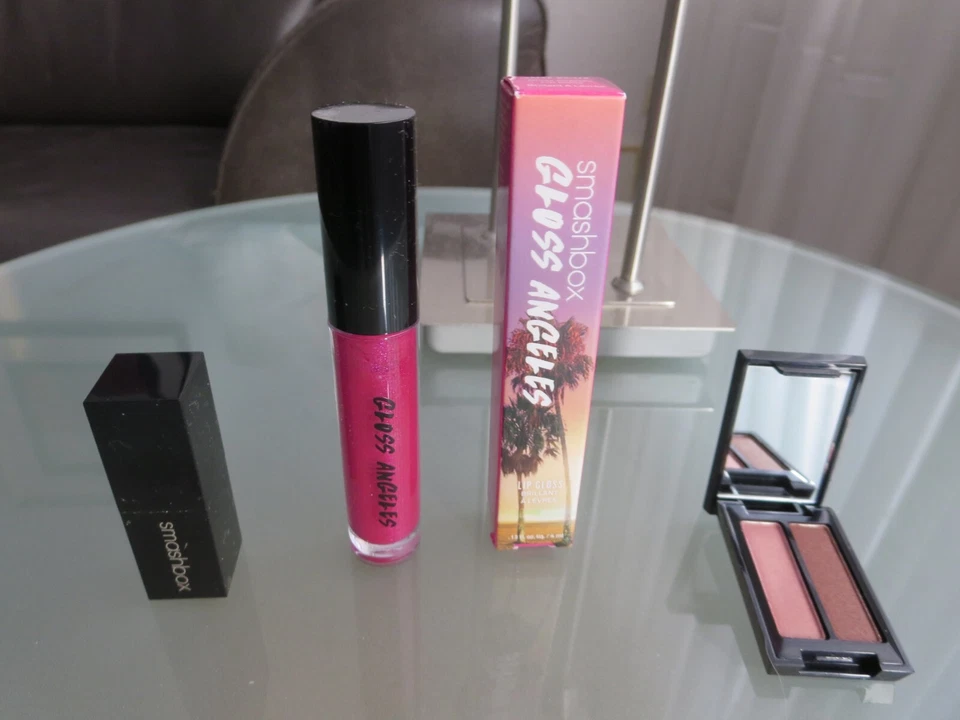 smashbox - Golden Hour EyeShadow Duo, Lip Gloss, Gloss Angeles , Legendary Lip - Bild 3 von 4