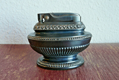 Ronson Queen Anne Vintage Table Cigarette Lighter Good Appearance ~ No Spark 