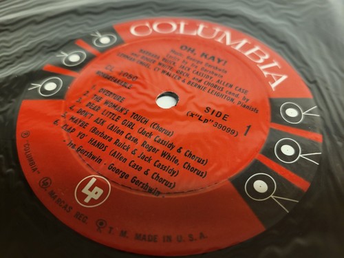 OH KAY! – STUDIO CAST – COLUMBIA OL 1050 MONO VINYL LP ALBUM / GERSHWIN - Picture 7 of 8