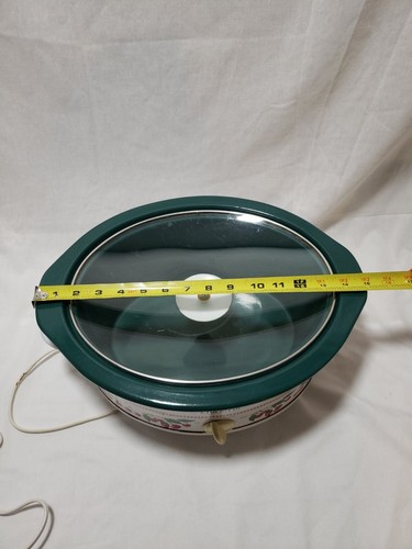 2 Rival Crock Pot Set Stoneware Large Cooker And Dipper Cherries 🍒 - Picture 8 of 12