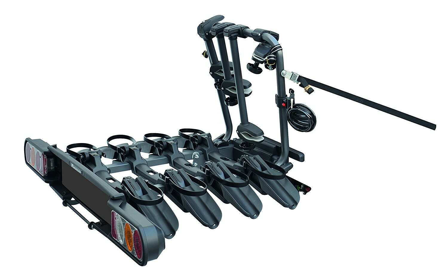 Portabici per gancio traino inclinabile Pure Instinct Towball 4 bici