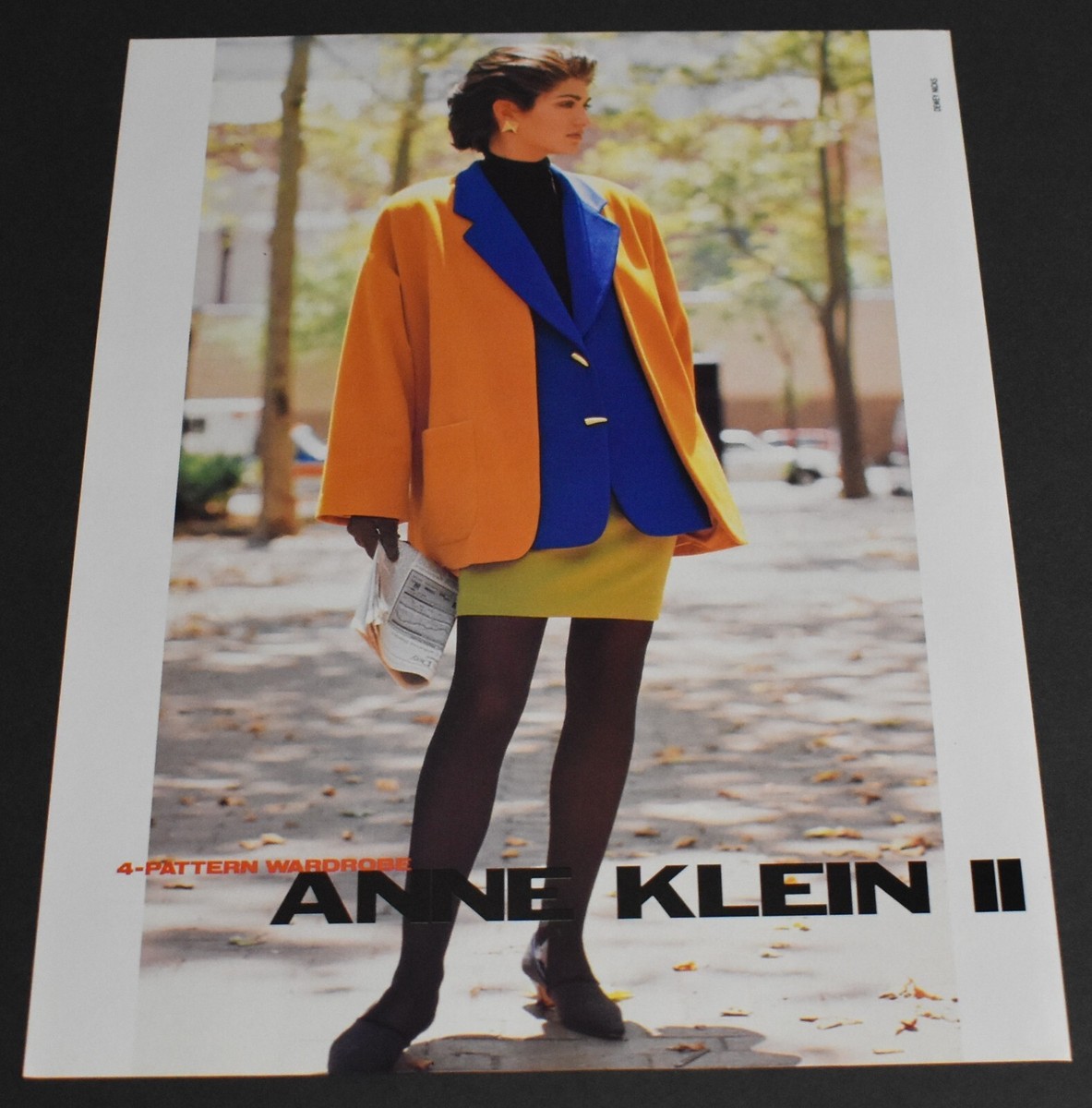 1991 Print Ad Sexy Long Legs Heels Dress Anne Klein II Skirt Fashion Lady  Art | eBay
