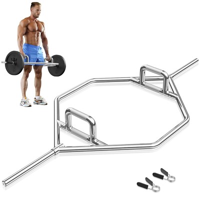 Trap Bar Olympic Hexagon Kniebeugen Kreuzheben Hantel bis 363 kg 25mm