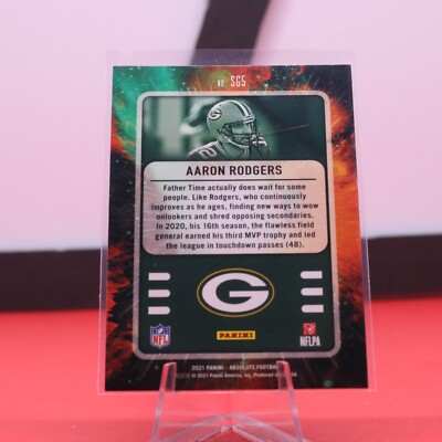 2021 Panini Absolute Star Gazing Insert SG5 Aaron Rodgers | eBay