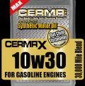 Cerma X 12qt case 10W30 with STM3 30,000 mile motor oil 