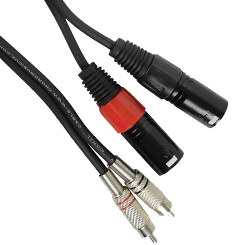 Seismic Audio Cavo Patch XLR Doppio Maschio, 9 M, 2-XLRM A 2-RCA Audio Cord (SAXFRM-2X3 - Foto 13