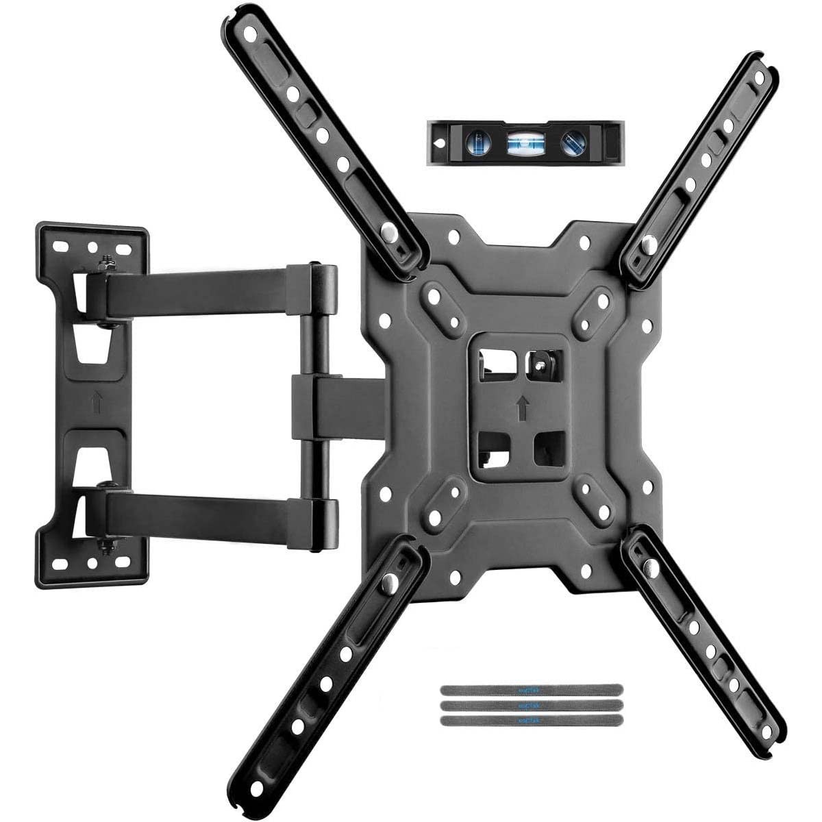 TV Wall Mount Swivel and Tilt Full Motion for Most 23 to 55 inch TV Mount up