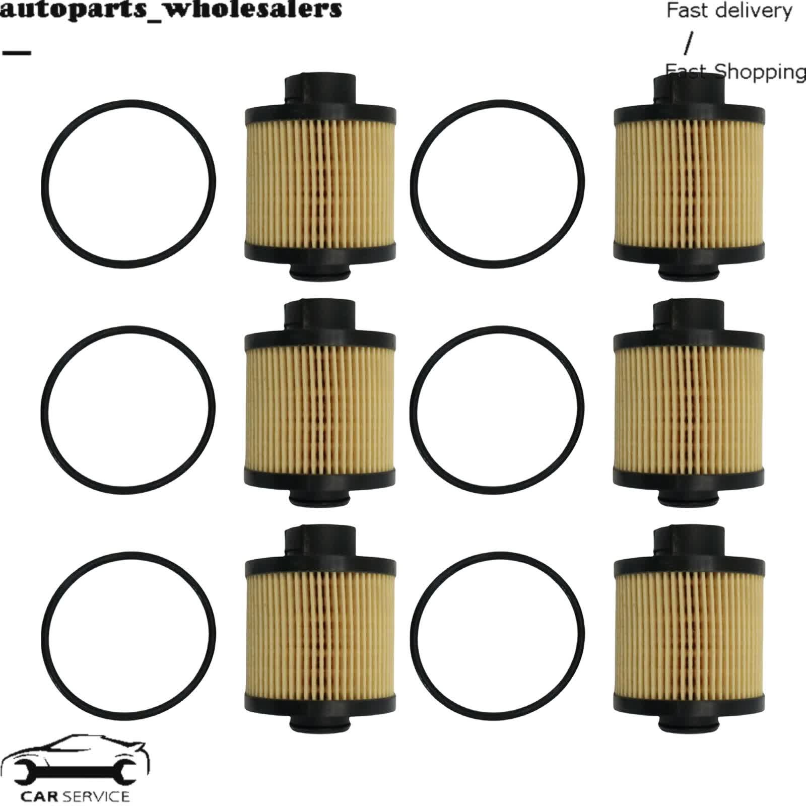6Pcs For 2004-2008 Lamborghini Gallardo New Oil Filter 07L115561C