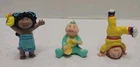 Lot Of 3 1984 Vtg Cabbage Patch Kids Doll Baby Mini Figures PVC Figurines OAA