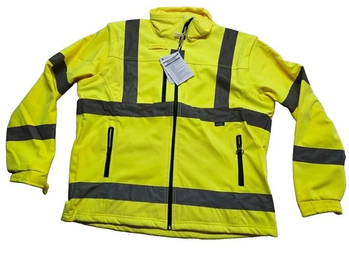 Portwest US428 Hi-Vis Reflective Softshell Waterproof Safety Work Jacket ANSI XL - product listing photo