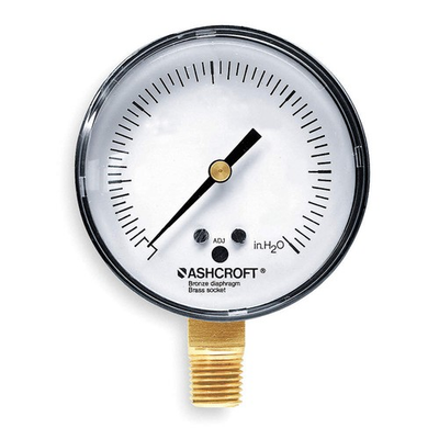 #ad #ad ASHCROFT 25 1490A 02L 20 OZ H2O Pressure Gauge0 to 20 oz 0 to 35 H2O 2C637 $81.62