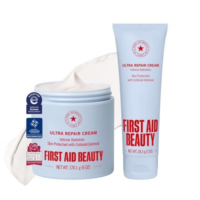 First Aid Beauty Ultra Repair Cream, Intense Hydration  Clinically Tested Fac...
